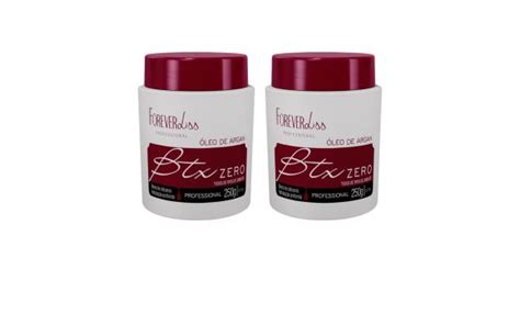 Forever Liss Kit Btx Argan 2x Máscara Volume Zero Argan Oil 250g