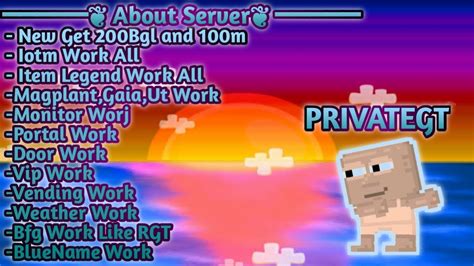 Growtopia Private Server Privategt New Get Bgl And New