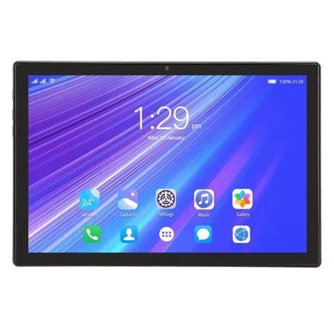 HURRISE Tablette HD Tablette 10 Pouces 2560x1600 IPS 6G 128G ROM Octa