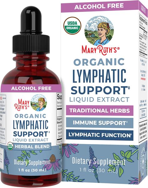 Maryruth Organics Lymphatic Support Drops Usda Organic