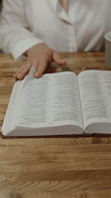 Man Reading the Bible · Free Stock Video