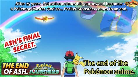 Ash S Secret Ending Pok Mon Journeys Reveals The End Of Ash Ketchum