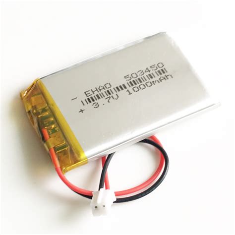 New 1000mah 37v 523450 503450 Polymer Lithium Rechargeable Battery Li Ion Battery For Led Lamp