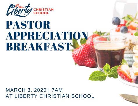 Pastor Appreciation Breakfast Liberty Christian School