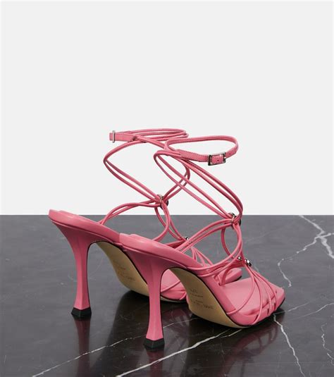 Jimmy Choo Indiya Leather Sandals Jimmy Choo