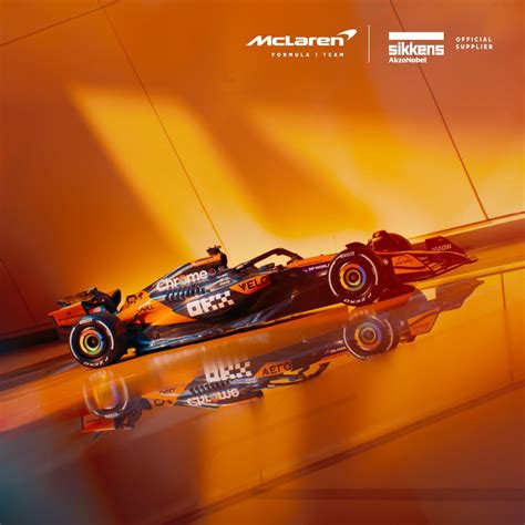 McLaren Formula 1 Team has unveiled its papaya-powered livery for the