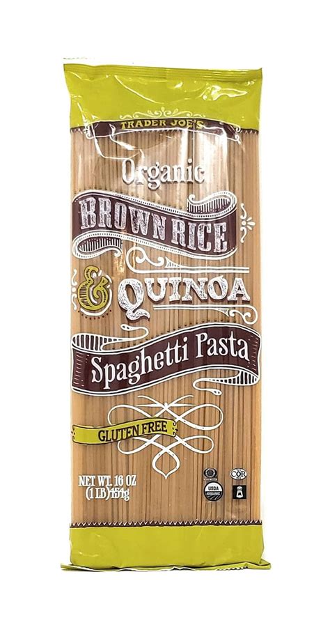 Amazon Trader Joes Organic Brown Rice Quinoa Spaghetti Pasta