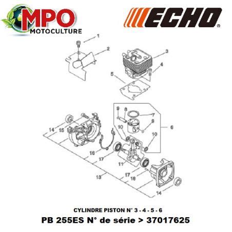 Cylindre Piston Echo Pour Pb Es Origine