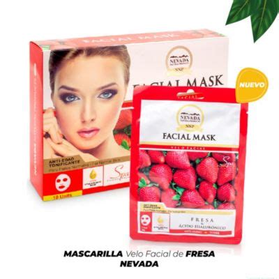 Mascarilla Velo Facial De Fresa Nevada Natural Products Falabella