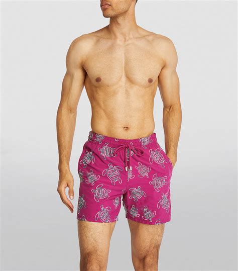 Mens Vilebrequin Purple Turtle Print Mistral Swim Shorts Harrods