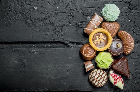 Premium Photo Variety Of Chocolate Candies