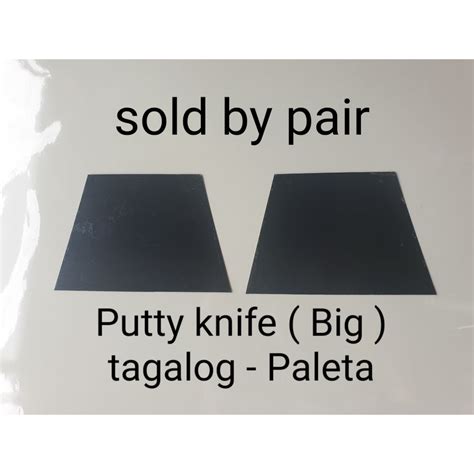 Paleta Putty Knife Without Handle And Per Pair Shopee Philippines