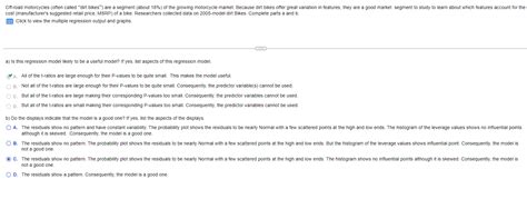 Solved Uo Poo E Zou Uo Poo E Zoumultiple Regression Chegg