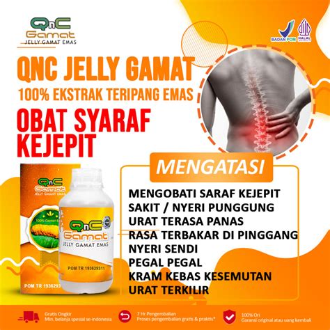 Jual Obat Saraf Kejepit Sakit Pinggang Nyeri Bokong Urat Kaki Bengkak