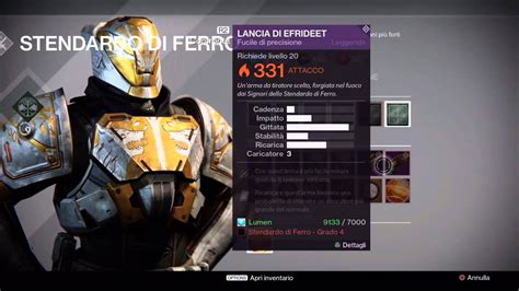 Destiny Stendardo Di Ferro Lord Saladin Youtube