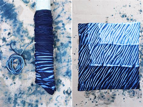 The Shibori Series The Process Of The Shibori Technique Thisbluebird