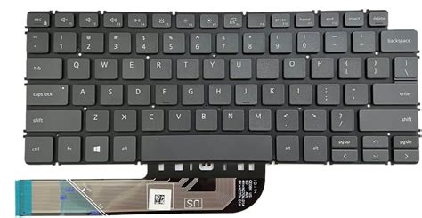 ZAHARA Laptop Black With Backlit US Keyboard For Dell Ins Piron 13 5390