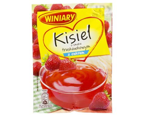 Winiary Kisiel Gelee Erdbeeren Geschmack Mit Zucker 77g Amazon De