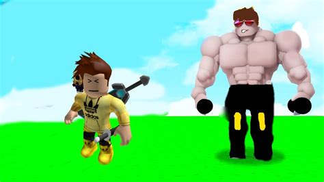 Me Convierto En El M S Fuerte De Roblox Youtube