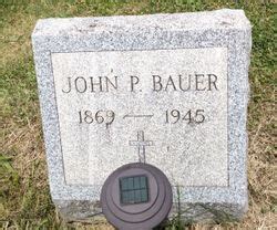 John Paul Bauer 1869 1945 Mémorial Find a Grave