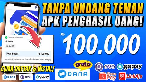 MENDING INI APK TANPA UNDANG TEMAN CUMA DAFTAR DAN INSTAL APK