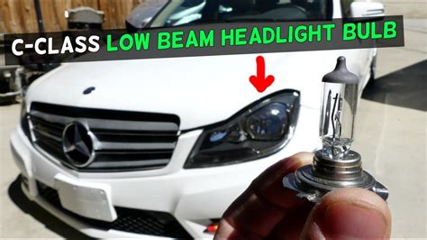 Mercedes Benz C Headlight Bulb Replacement