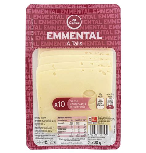 Comprar QUESO CONDIS EMMENTAL 200 G Quesos En Condisline