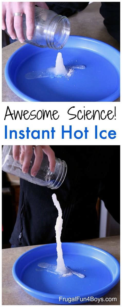 Awesome Science Experiment Make Hot Ice With Baking Soda And Vinegar