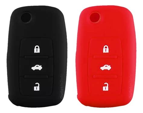 2 Fundas Silicon Llave Control Vw Jetta Golf Gti Beetle Seat Envío gratis