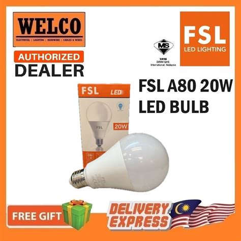 FSL LED BULB A80 20W 6500K Wholesale Price Available Shopee Malaysia