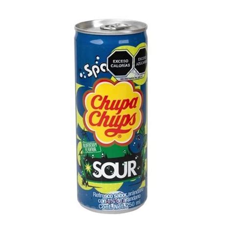 Chupa Chups Sparkling Sour Blueberry Ml