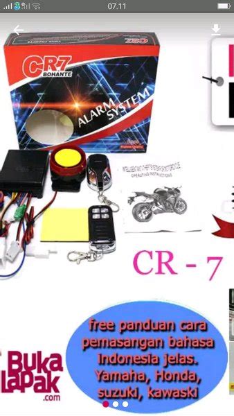 Jual Alarm Stater Motor Remod Sistem Buat Motor Original By Cr7 Di