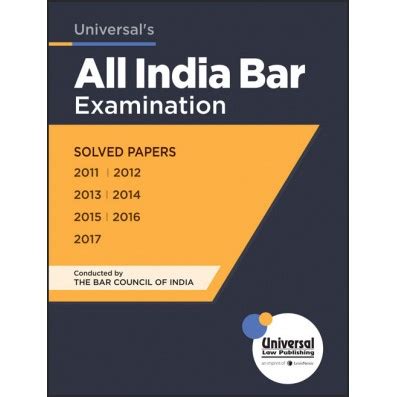 Guide To All India Bar Examination Solved Papers