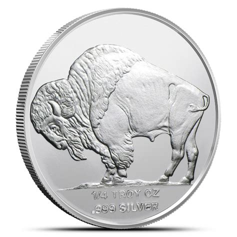 1 4 Oz Silver Buffalo Round New Silvertowne Provident Metals