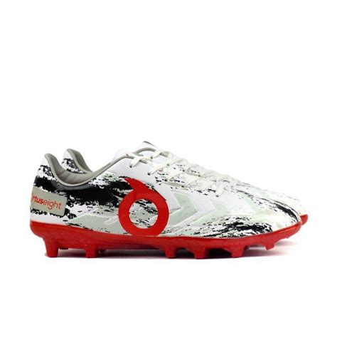 Sepatu Bola Ortuseight Inferno Fg Original White Ortred Black