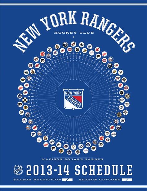 New York Rangers Schedule Printable