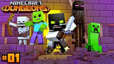 Das Neue Minecraft Spiel Minecraft Dungeons Deutsch Hd Youtube