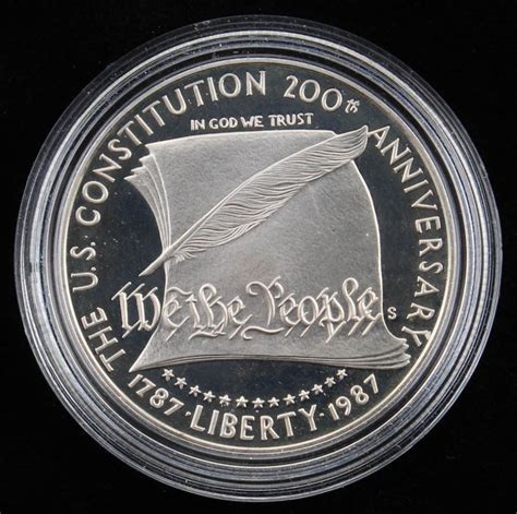 1987 S United States Constitution Bicentennial Commemorative Silver