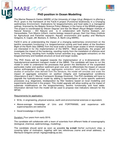 PhD position in Ocean Modelling