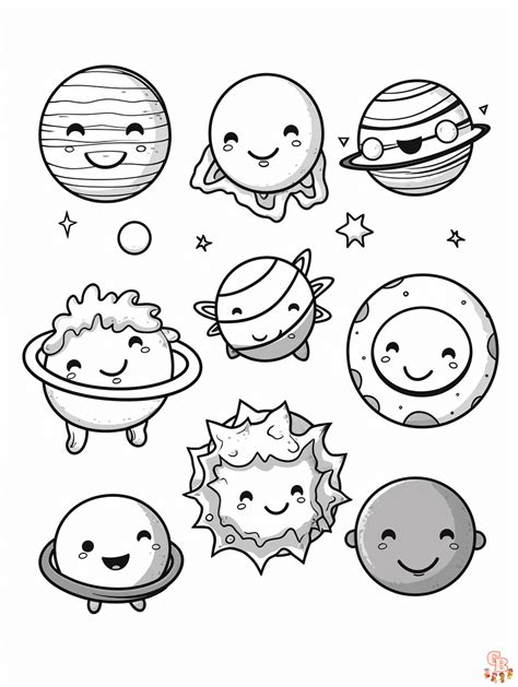 Explore The Solar System Free Printable Coloring Pages