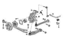 Porsche Boxster Front Rear Suspension Parts