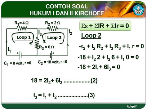 Contoh Soal Hukum Kirchoff 1