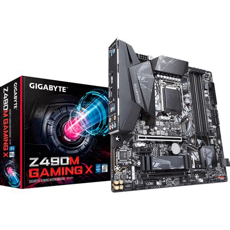 Placa Mãe Gigabyte Z490m Gaming X Chipset Z490 Intel Lga 1200 Matx Ddr4