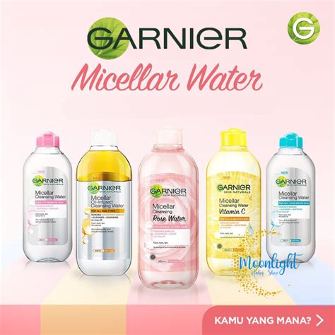 Jual Garnier Micellar Cleansing Water Pink Salicylic Blue Rose