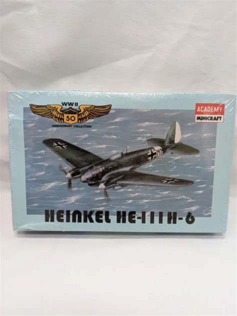 ACADEMY MINICRAFT HEINKEL He 111 H 6 Scale 1 144 Model Aircraft Kit 17