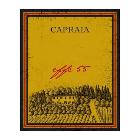 Tenuta Di Capraia Effe 55 Gran Selezione 2018 Italian Red