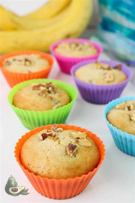 Keto Banana Muffins with Walnuts - Moscato Mom