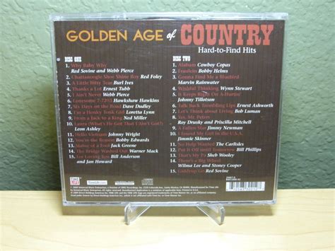 Golden Age Of Country Music Hard To Find Hits Time Life 2 Cd 30 Tracks