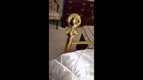 Ethan Allen Brass Bed Youtube