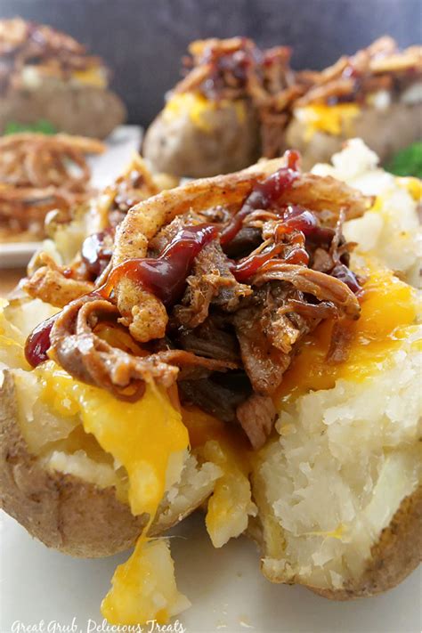 Brisket Baked Potato Great Grub Delicious Treats